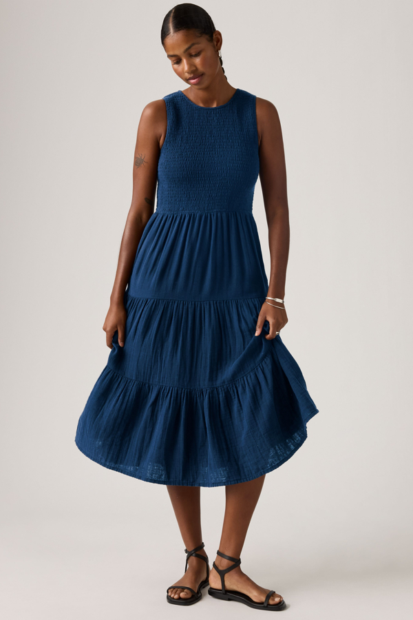 Levi's Cely gesmokte jurk - Women's - L -