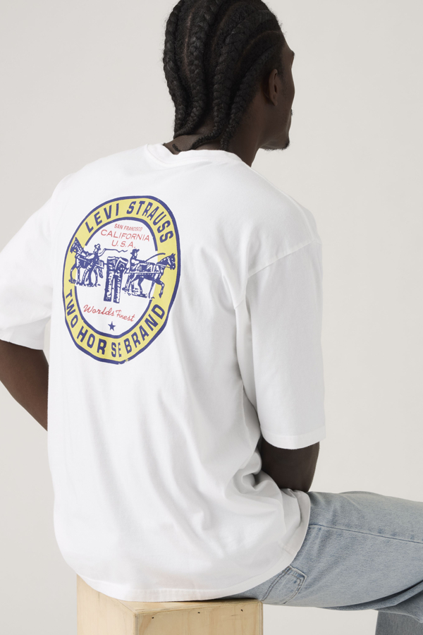 Levi's Graphic Pocket T shirt met halflange mouwen - Men's - L -