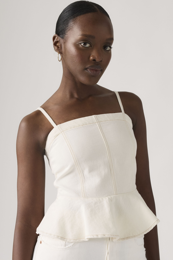 Levi's Anderson top met ruches - Women's - M -