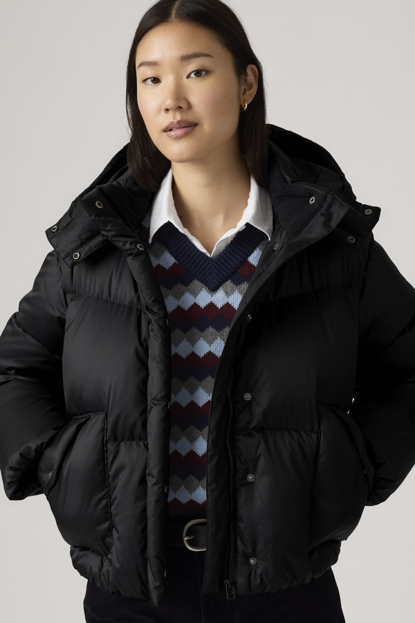 Levi's Western Bubble Shortie jas - Women's - L -