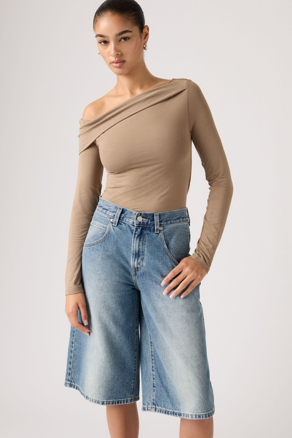 Levi's Clara Off Shoulder top met lange mouwen - Women's - L -