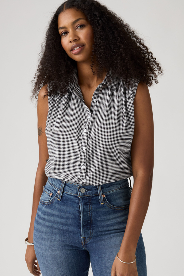 Levi's Londyn Popover top met korte mouwen - Women's - M -