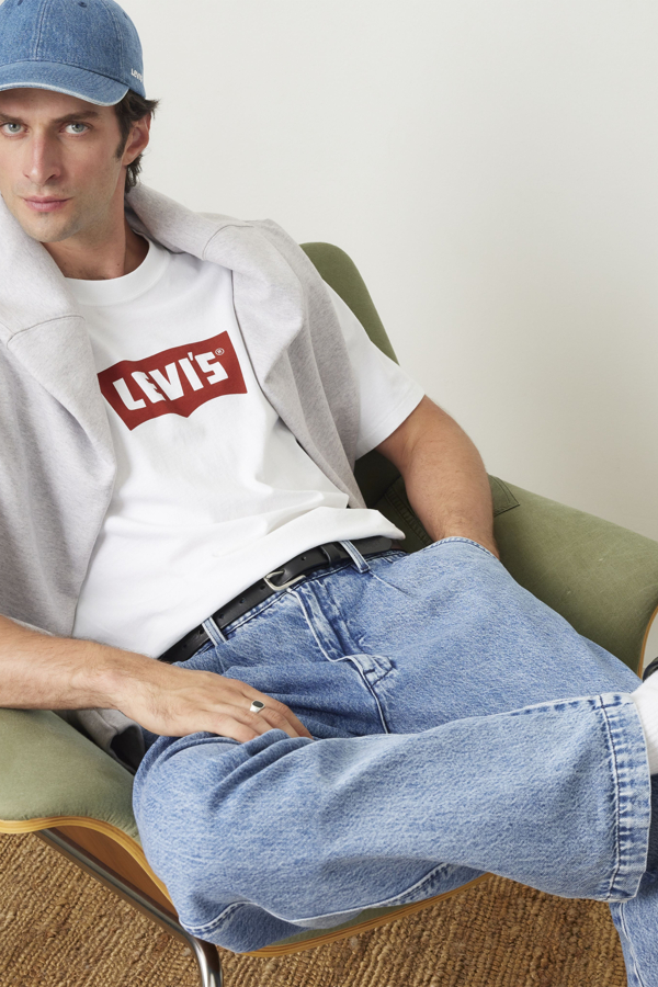 Levi's Vintage Batwing T shirt met opdruk - Men's - XL -