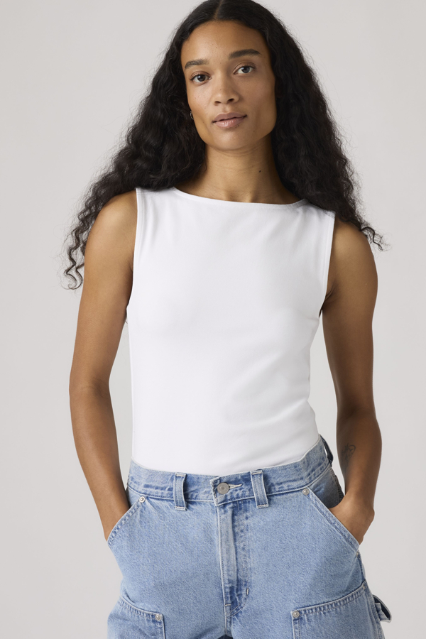 Levi's Blair top met boothals - Women's - L -