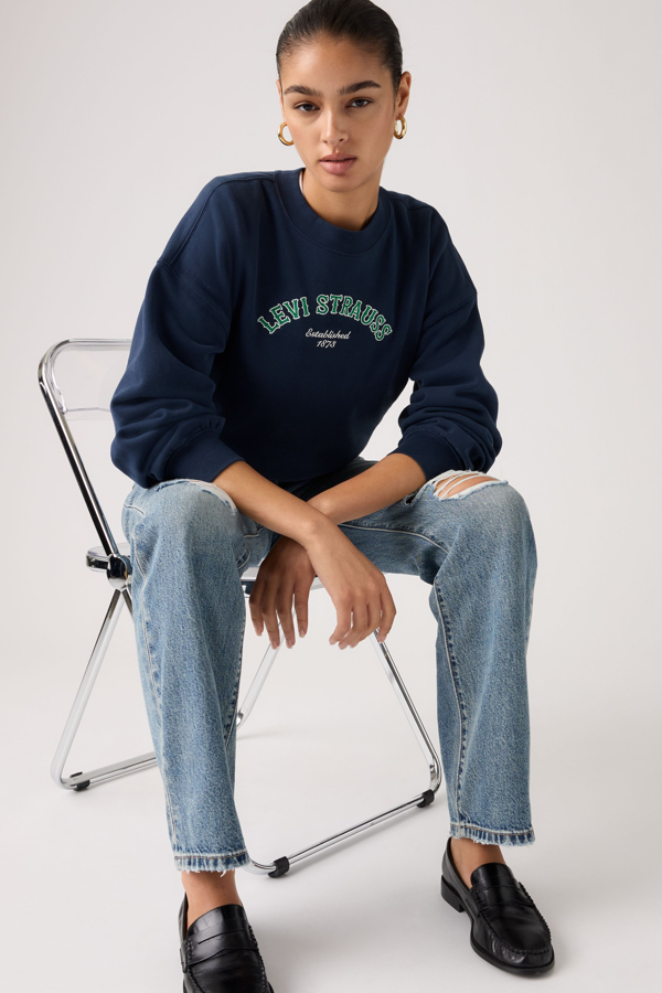 Levi's Vintage Boxy Sweatshirt met print - Women's - XS -