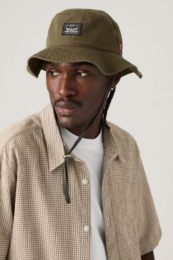 Levi's Bay Bucket Hat met trekkoord - Women's - M -