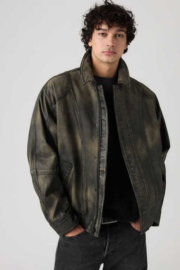 Levi's Jabril leren jack - Men's - L -