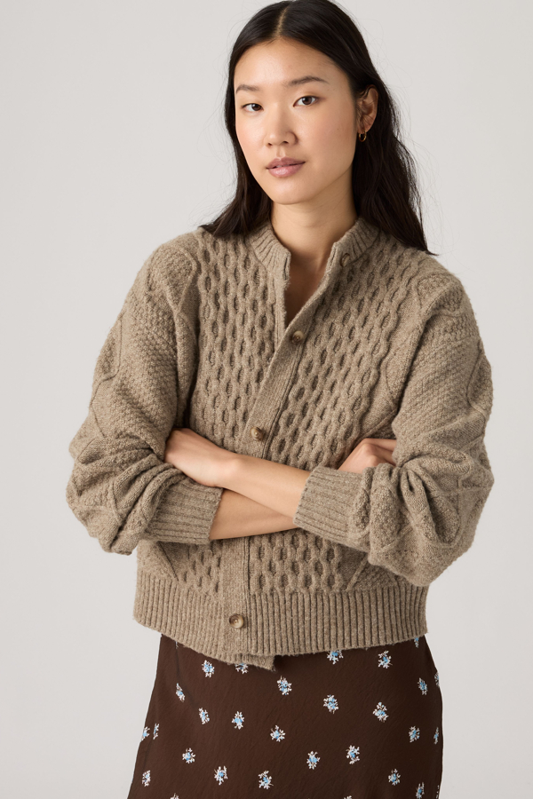 Levi's Charlotte Crewneck Cardigan - Women's - M -