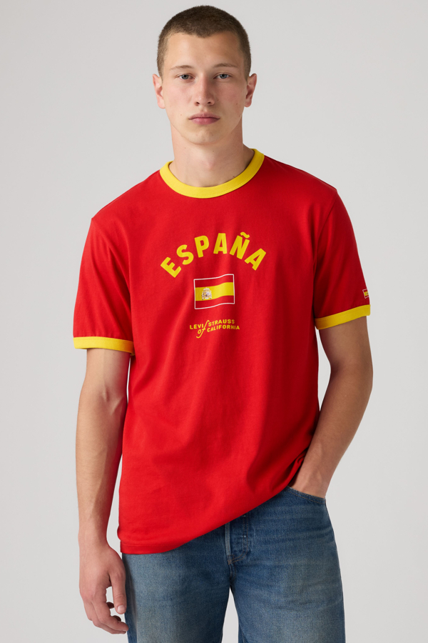 Levi's España Ringer T shirt voor heren - Men's - S -