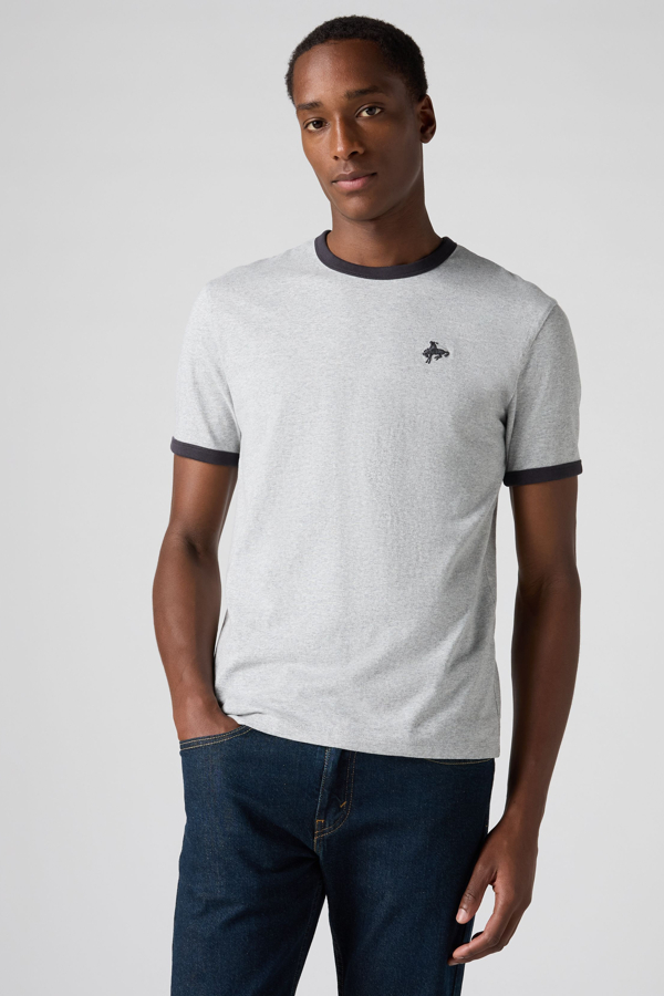 Levi's Retro Embroidered Ringer T shirt - Men's - M -