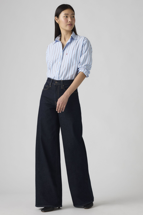 Levi's 728 High Rise Wide Leg Jeans - Women's - 26X30 -