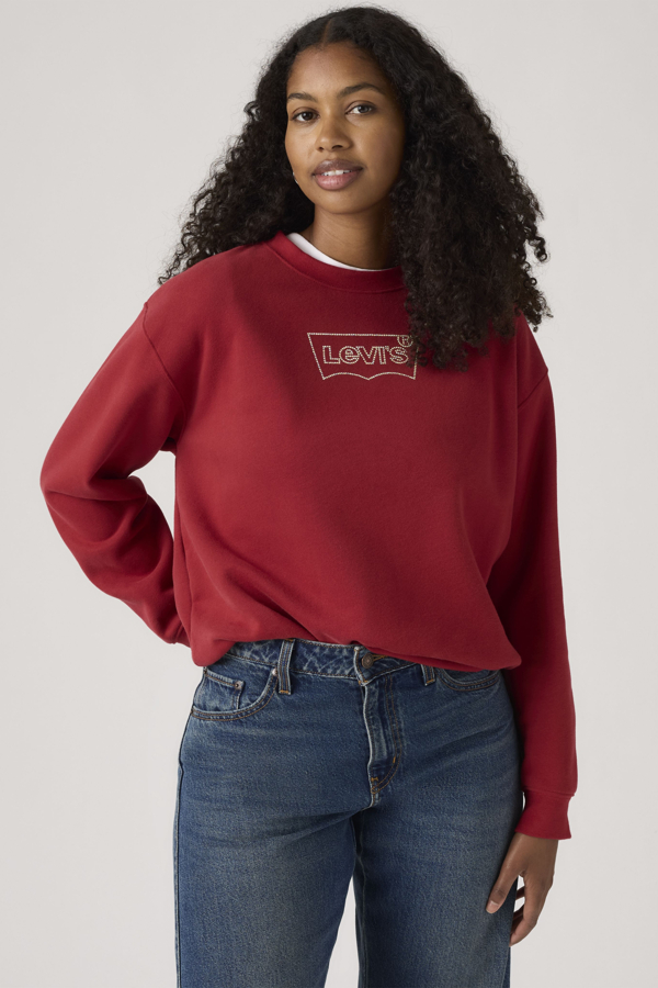 Levi's Everyday sweatshirt met ronde hals en print - Women's - XS -