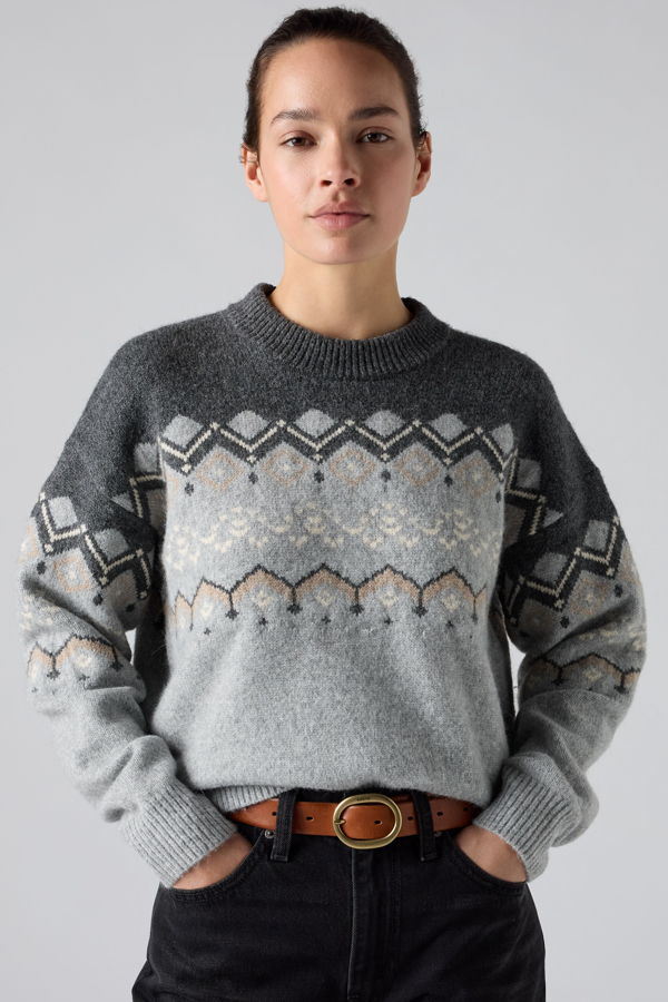 Levi's Charlotte Fairisle Crewneck Sweater - Women's - S -