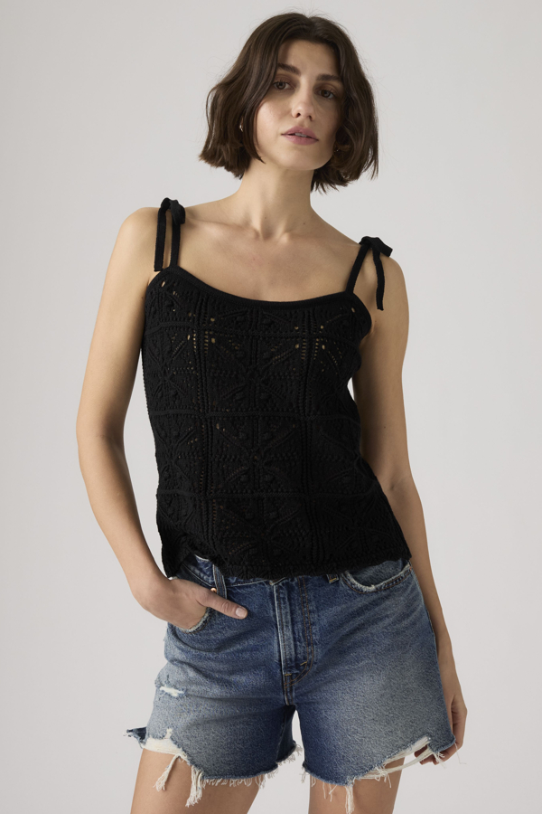 Levi's Abbey tanktop met gestrikte schouderbandjes - Women's - XS -