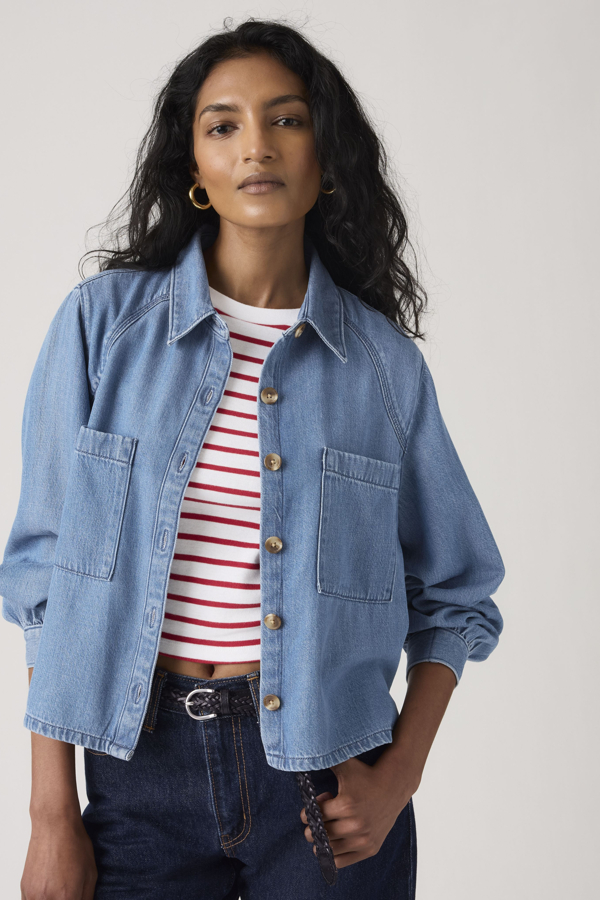 Levi's Tini Utility Shirt met lange mouwen - Women's - L -
