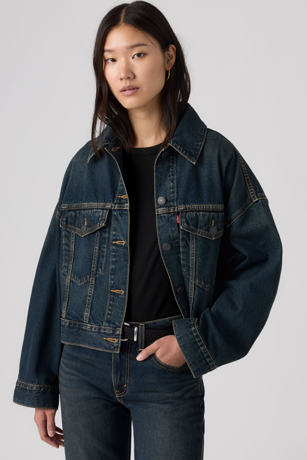 Levi's Loose Crop Trucker Jacket - Women's - XS -