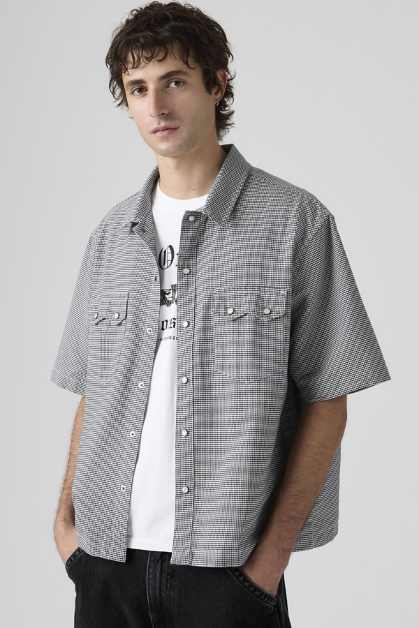 Levi's Boxy Western Lightweight overhemd met korte mouwen - Men's - S -