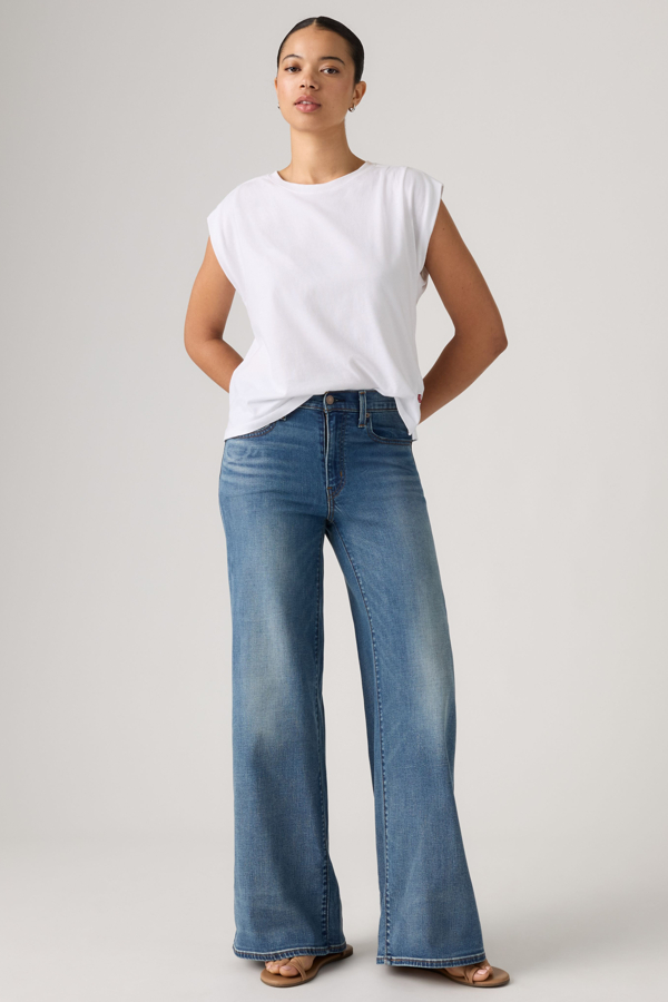 Levi's 728 High Rise jeans met brede pijpen - Women's - 27X34 -