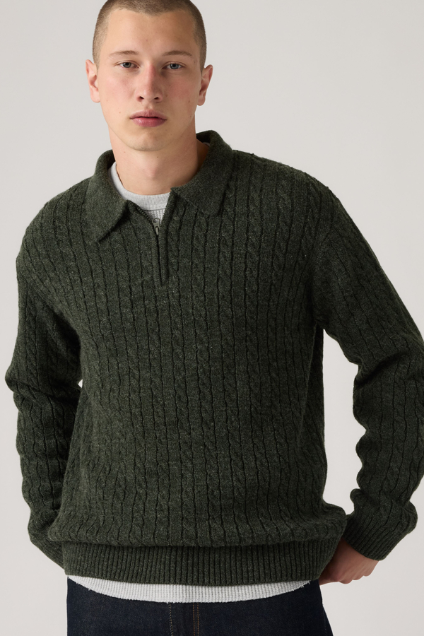 Levi's Mason Collared Quarter Zip - Men's - M -
