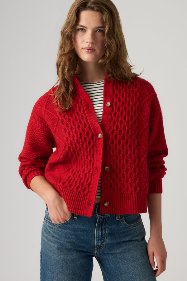 Levi's Charlotte Crewneck Cardigan - Women's - M -