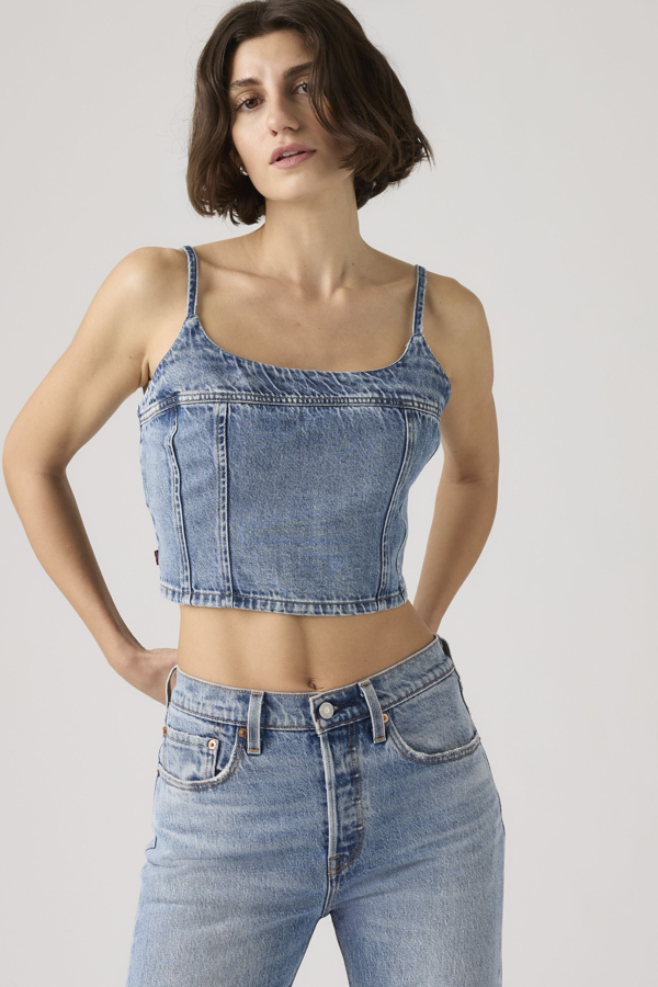 Levi's Jadine Denim Cami tanktop - Women's - S -