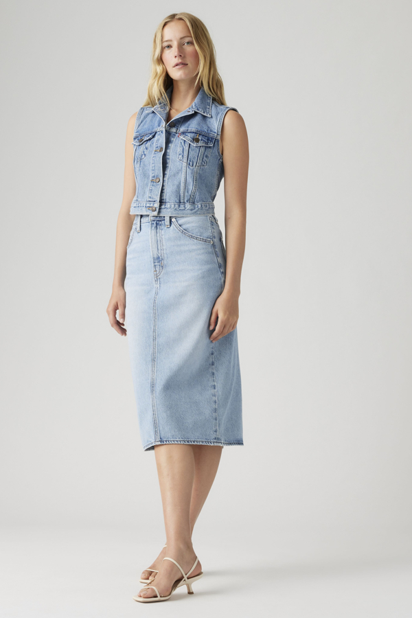 Levi's High Rise rok met split - Women's - 26 -