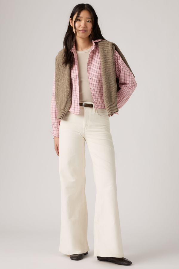 Levi's 728 High Rise Wide Leg Corduroy Pants - Women's - 31X32 -