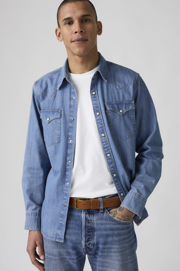 Levi's Wide Loop Two Horse riem - Men's - 95 -