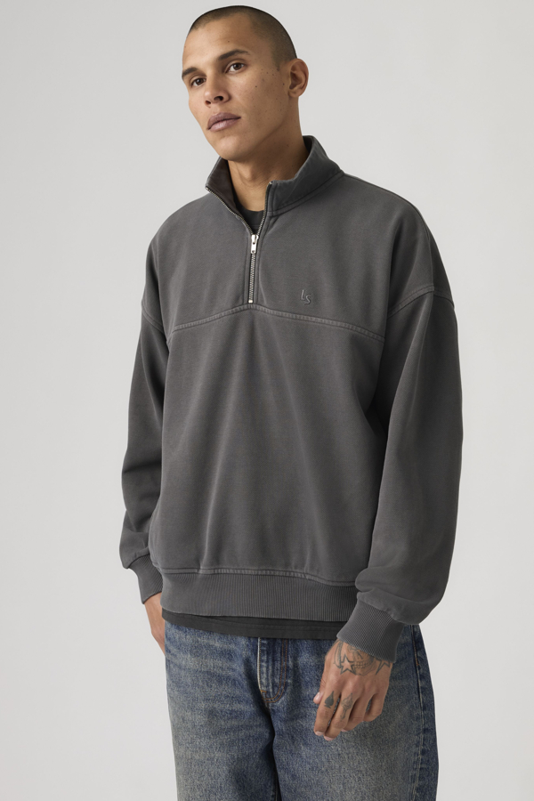 Levi's Marina sweatshirt met kwartrits - Men's - M -