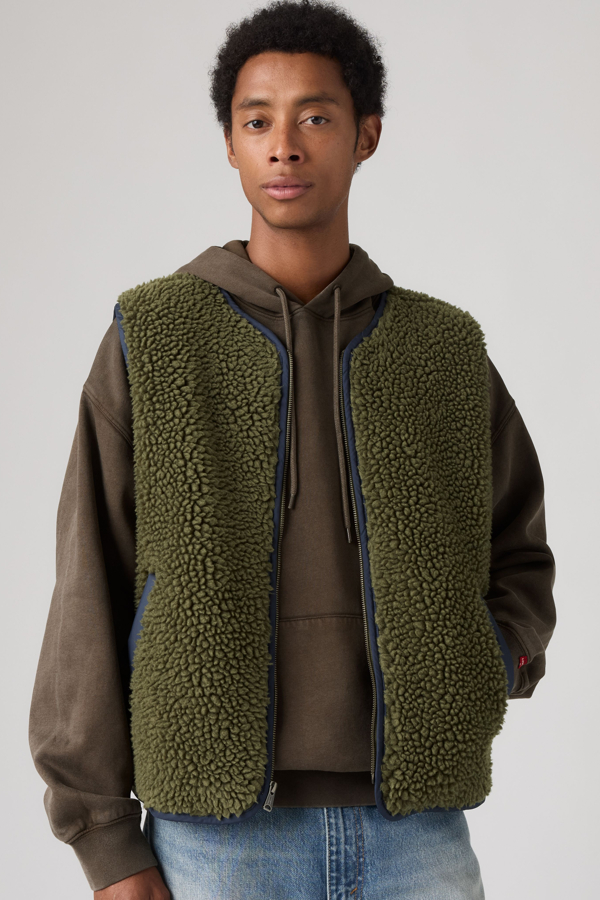 Levi's Seacliff Sherpa Vest - Men's - L -