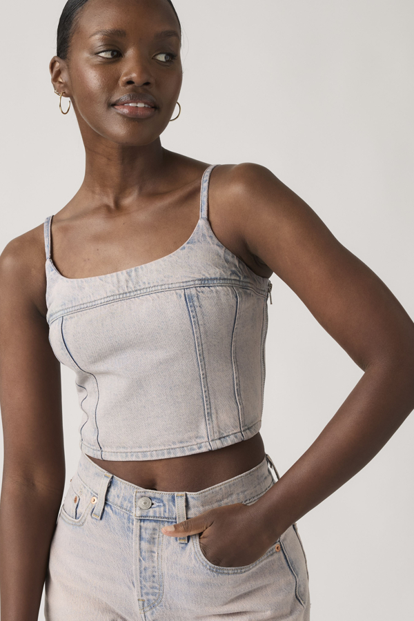 Levi's Jadine Denim Cami tanktop - Women's - S -
