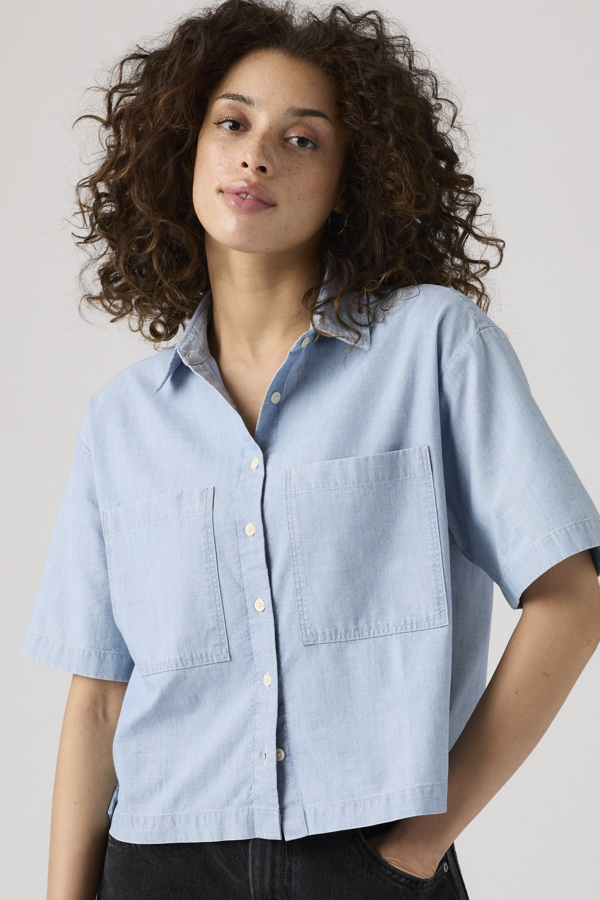 Levi's Harlie korte blouse met korte mouwen - Women's - L -