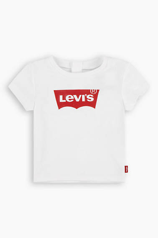 Camiseta para bebé Batwing - Mujer - 12M - Neutral / Red/White