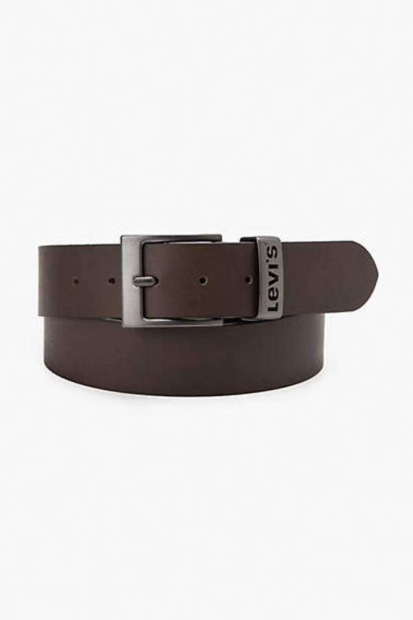 Cinturón con hebilla metálica Ashland - Hombre - 95 - Marrón / Brown