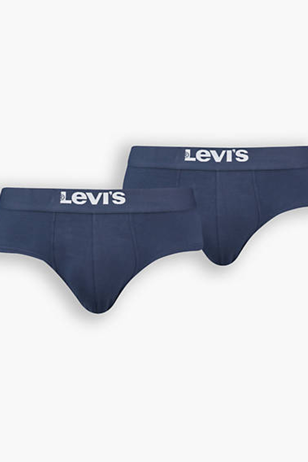 Calzoncillos básicos de un color Levi's: paquete de 2 - Hombre - M - Azul / Navy