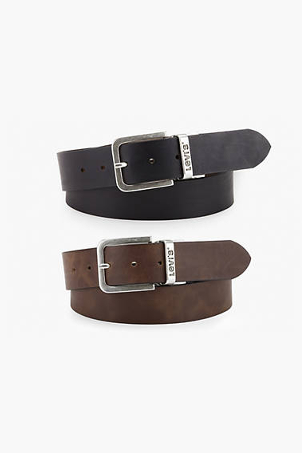 Cinturón reversible básico - Hombre - 110 - Marrón / Brown