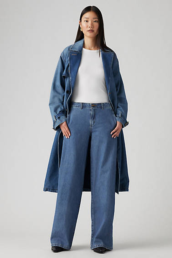 Vaqueros XL chinos Performance Cool - Mujer - 25X33 - Azul / Big Yikes