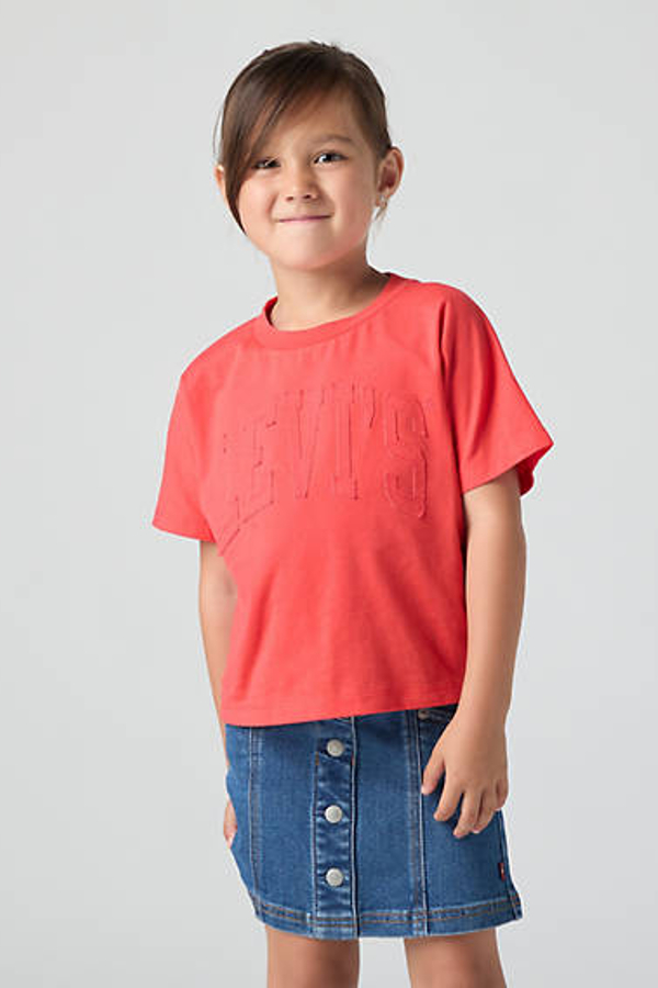 Camiseta Dolman Meet And Greet infantil - Chicas - 8A - Rojo / Poppy Red