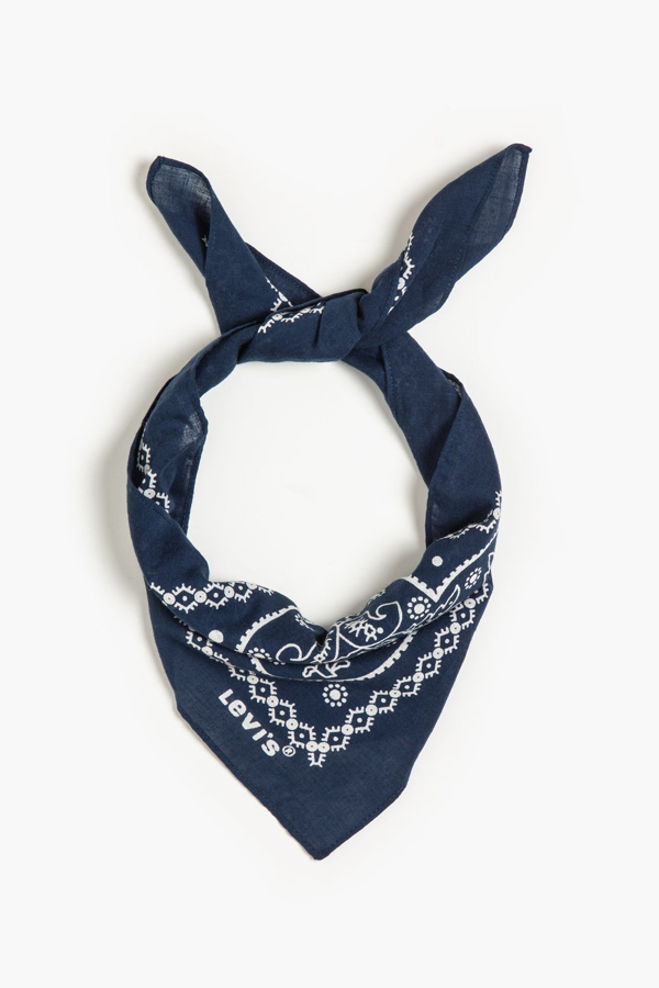 Bandana de cachemira - Hombre - One Size - Azul / Navy Blue