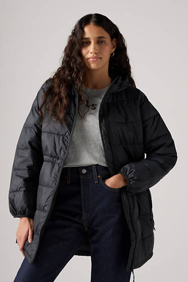 Holly Midi Jacket - Mujer - L - Negro / Caviar