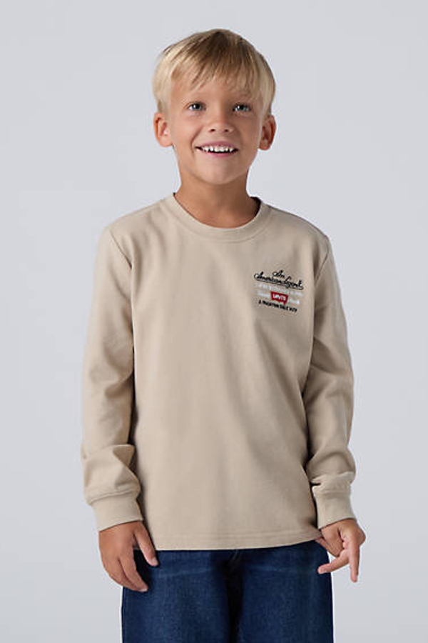 Camiseta Legendary de manga larga infantil - Chicos - 5A - Blanco / White Pepper