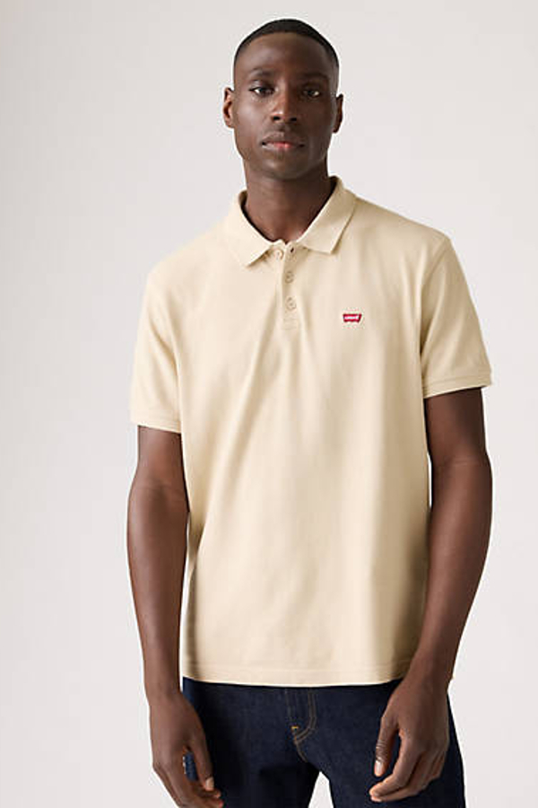 Polo Housemark - Hombre - 2XL - Crema / Sahara Khaki