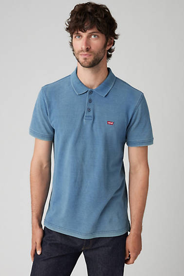 Polo Housemark - Hombre - L - Azul / True Indigo Mid Indigo Pique
