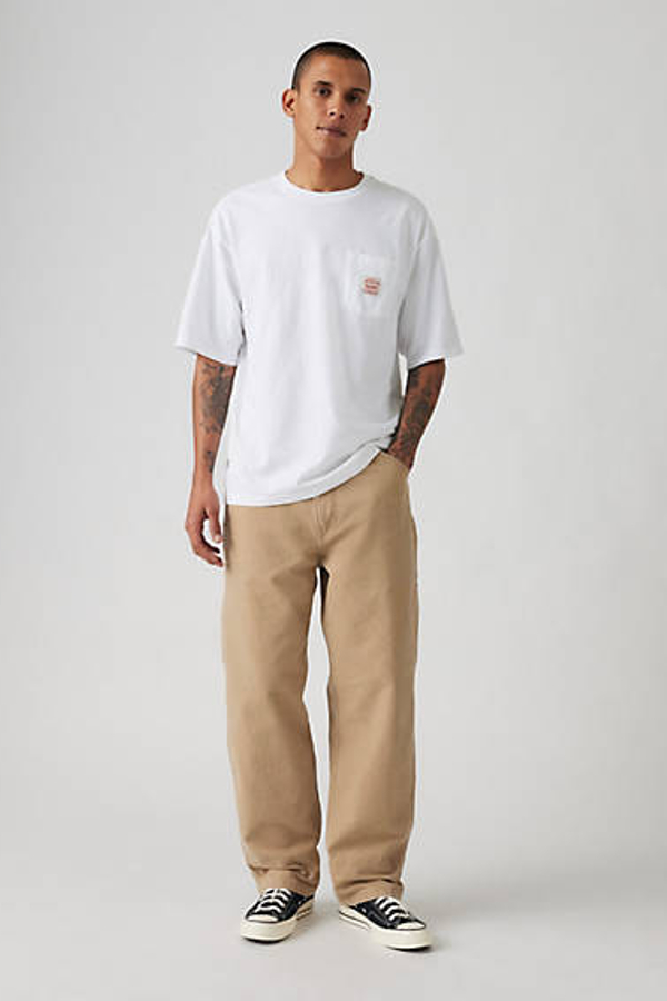 Pantalones holgados rectos 568 Carpenter - Hombre - 27X32 - Marrón / Tiger'S Eye Canvas