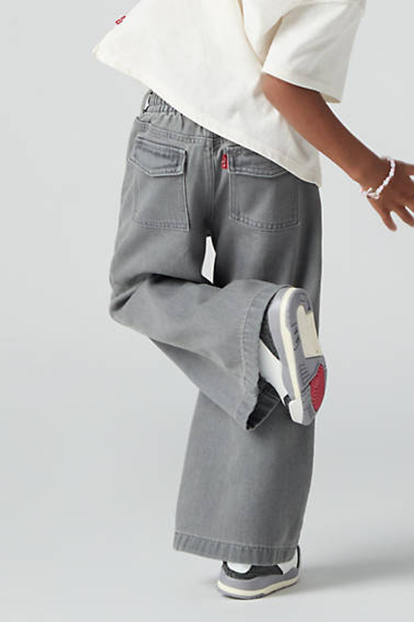 Vaqueros de pierna ancha Pull On '94 Baggy infantiles - Chicas - 4A - Neutral / Graphite Pencil
