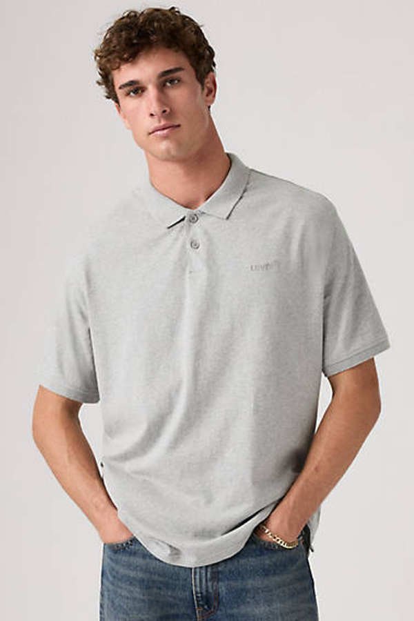 Polo Authentic - Hombre - L - Gris / Mid Tone Grey Heather