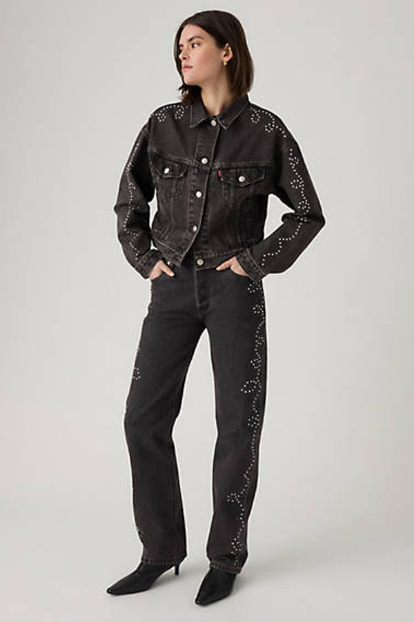 Vaqueros 501 '90s - Mujer - 31X32 - Negro / Bejeweled