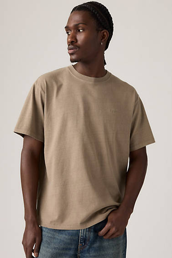 Camiseta Red Tab Vintage - Hombre - XL - Marrón / Garment Dye Fungi Jersey