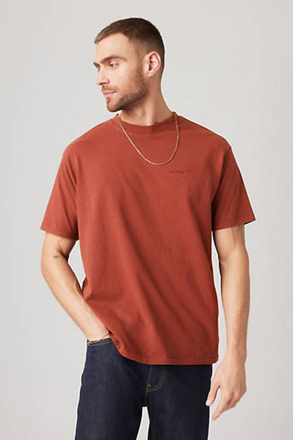 Camiseta Vintage Levi's Red Tab - Hombre - XS - Rojo / Garment Dye Red Paint Jersey