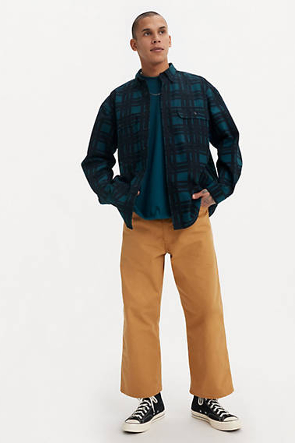 Pantalones Levi's Skateboarding Cropped Carpenter - Hombre - 29X29 - Naranja / Brown Sugar